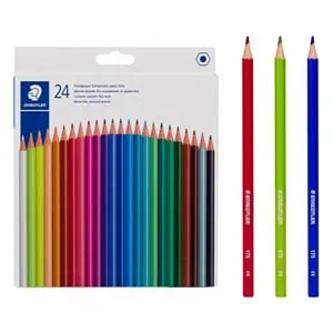 Set 24 Creioane Colorate Subțiri pentru Desen și Colorat