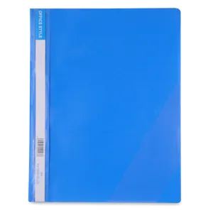Dosar plastic albastru A4 cu șină și etichetă pentru conținut