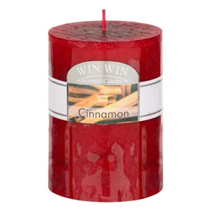 Lumanare Decorativă Bordo cu Aromat de Scortisoară