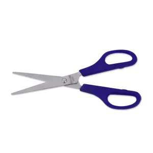 Foarfecă albastră de birou 16,5 cm cu vârf ascuțit