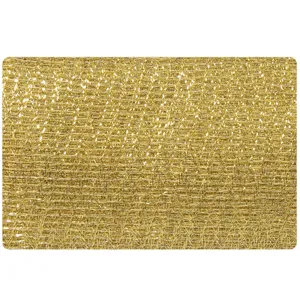 Tesatura Decorativa Craciun Aurie Poliester 3m x 80cm