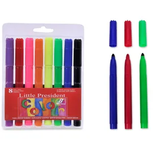 Set Carioci cu Varf Gros, 8 culori vibrante