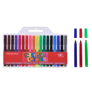 Set 18 Carioci cu Vârf Gros, Multicolore pentru Copii și Adulți