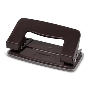 Perforator de birou, Negru, pentru pana la 8 foi