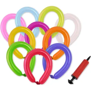 Set de Baloane de Modelat Colorate și Pompă pentru Umflare