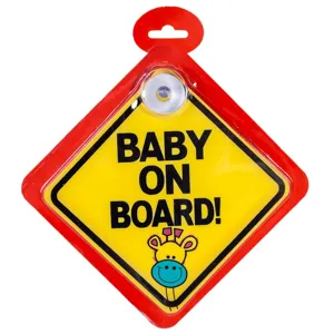 Placuta de Avertizare 'Baby on Board' – Semnal Siguranță Auto