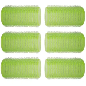 Bigudiuri pentru par set 6 bucati diametru 3 cm verde