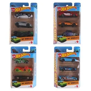 Set cu 3 masinute Hot Wheels pentru colectie spectaculoasa