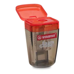 Ascutitoare cu rezervor din plastic, rosie, 1 bucata
