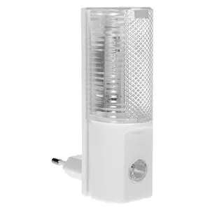 Lampa de veghe LED cu senzor de intuneric, 2W, Alba
