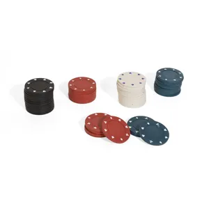 Set Jetoane Poker Multicolor 48 Bucăți pentru Jocuri de Cazino