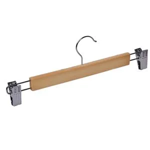 Umeraș din Lemn cu Clips pentru Fuste, 32 cm