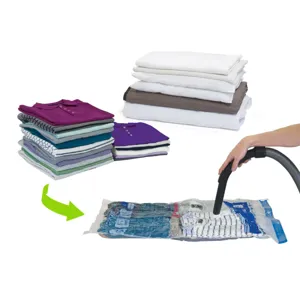 Sac depozitare haine cu vid, 70x100 cm