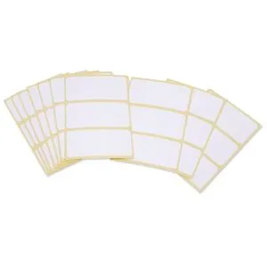 Etichete autocolante albe 7x3,3 cm - Set de 30 bucăți