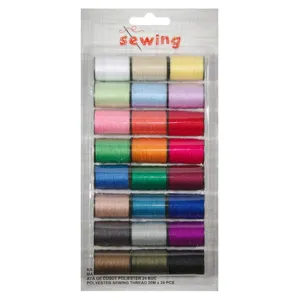 Set Ață de Cusut, 24 buc, Culori Diverse
