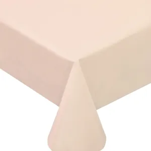 Față de masă din plastic ecru 137x274 cm pentru acoperirea mesei