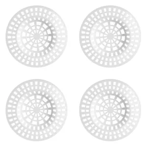 Sită sifon chiuvetă, Plastic, 8cm, Set 4 buc
