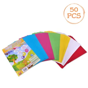 Set Cartoane Colorate A4 pentru Creatii - 50 de foi