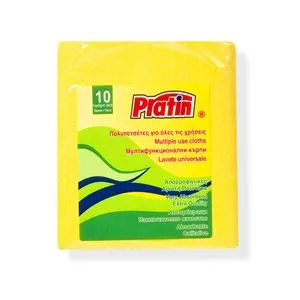 Lavete universale din microfibră, Set 10 buc, Galben și Roz