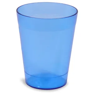 Pahar din plastic, 400 ml, Albastru semi-transparent