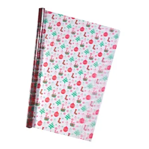 Hârtie pentru ambalat Crăciun 70x200cm Multicolor