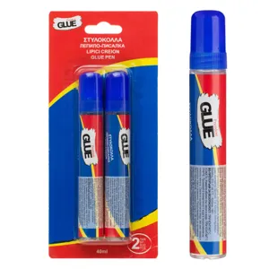 Set Lipici Lichid Transparent cu Aplicator Dublu, 2 x 40 ml