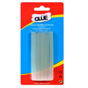 Rezerve baton adeziv transparent pentru lipit termic 12 buc