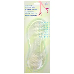 Talonete din gel pentru talpă, 2 buc, transparente, one size
