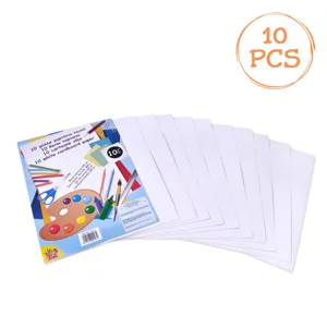 Set 10 cartoane albe pentru creatii, 35x25 cm, 280gsm