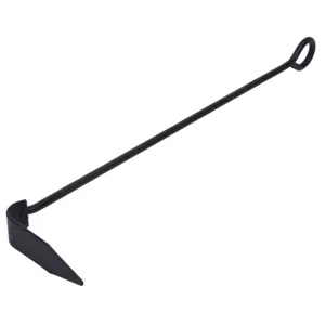 Vătrai pentru șemineu, Metalic, Negru, 53.5 cm