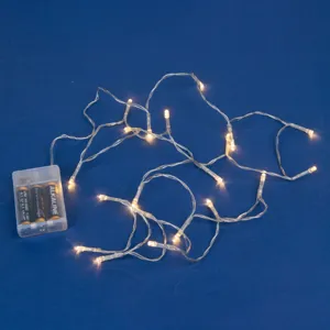 Instalație Lumini LED Alb Cald cu Baterii pentru Decorarea Interiorului