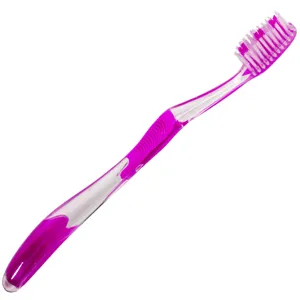 Perie de Dinte Ergonomică 2 în 1 cu Peri de Duritate Medie