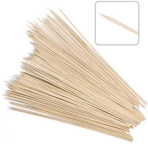 Bete pentru frigaruie, 25 cm, 100 bucati, lemn natural
