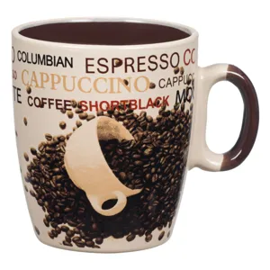 Cană Ceramică Mini cu Design de Boabe de Cafea