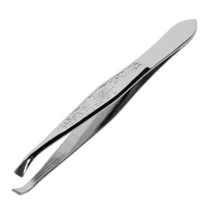 Pensetă pentru sprâncene, 9.5 cm, din oțel inoxidabil