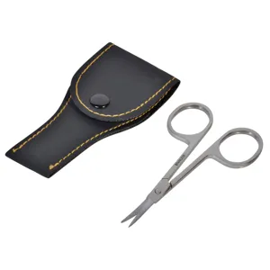 Forfecuta pentru unghii si cuticule, 9 cm, otel inoxidabil, cu husa