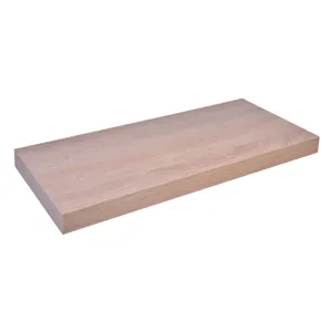 Raft suspendat de perete, MDF, culoare naturala, 60x23.5x3.8 cm