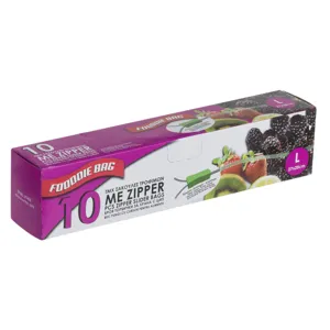 Pungi cu Zipper pentru Stocarea Alimentelor - Dimensiune Mare
