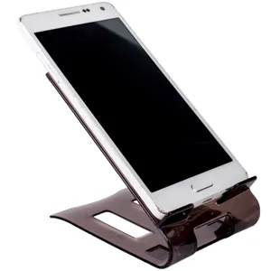 Suport pentru smartphone din plastic negru 10.5 x 7 cm