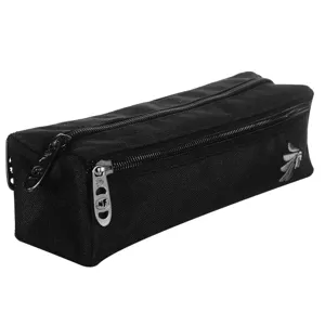 Penar tub triplu, 20x6x6 cm, Negru