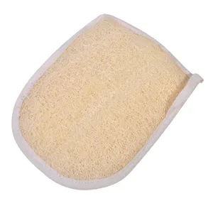 Manusa de baie din luffa naturala, 19x14 cm, Bej