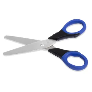 Foarfecă școlară cu mâner moale, 14 cm, vârf ascuțit