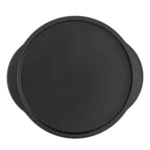 Tavă de pizza antiaderentă, Metalică, Gri Antracit, Ø37cm