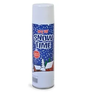 Spray Decorativ Zăpadă Albă Artificială pentru Crăciun