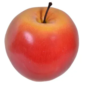 Măr decorativ din plastic, 8 cm, roșu