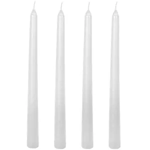 Set Lumanari Albe pentru Sfesnic Ø2x25cm - 4buc