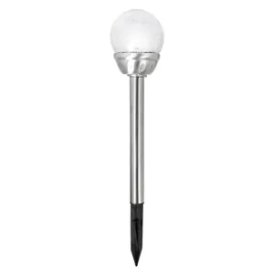 Lampă solară cu LED, Set 3 buc, Culori intermitente, 27 cm