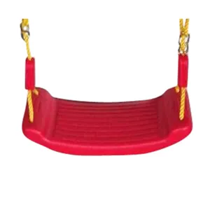 Leagăn suspendabil pentru copii, roșu, plastic, 42 x 9 x 23 cm, cu frânghie reglabilă, până la 20 kg