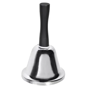 Clopotel Metalic de 13 cm cu Mâner Negru