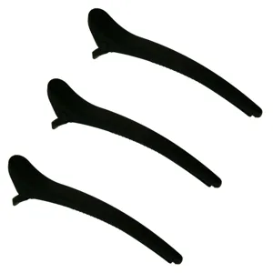 Set de Clame de Par Mate Negre 12cm - Set de 3 buc